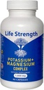 Life Strength Potassium & Magnesium Complex with Aspartate, Oxide, Glycinate, Gluconate & Citrate - 1000 מ"ג (90 קפסולות) רופאים עיצוב ומתאים