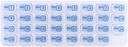 31 Hari Kotak Pill Monthly Organizer Planner dengan Daily Removable Medication Pods, Great Travel Med Dispenser