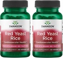 Swanson Made with Organic Traditional Red Yeast Rice 600 Milligram 60 Veg Kapsler (2 Pack)