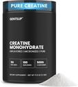 Creapure Creatine Monohydrate Powder – Unflavored, 5000mg, 100 Servings – Boost Muscle Growth, Strength, Performance " Brain Health – Non-GMO, Gluten-Free, HPLC Tested, NSF Certified