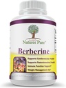 Simply Natures Pure Premium Berberine HCl 500mg - 120 Capsules - Cardiovascular Gastrointestinal Immune Support - Chromium Cinnamon