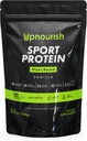 Vegan Sport Protein Powder Vanilla – 30g Plant 基于蛋白素,VELOSITOL,BCAAs,有机绿色和水果,Probiotics,Tart Cherry 工作后恢复,通知体育认证 Keto - 20种服务