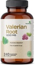 Futurebiotyki Valerian Root 1200 MG Promotes Relaxation Non-GMO, 240 Kapsułki wegetariańskie