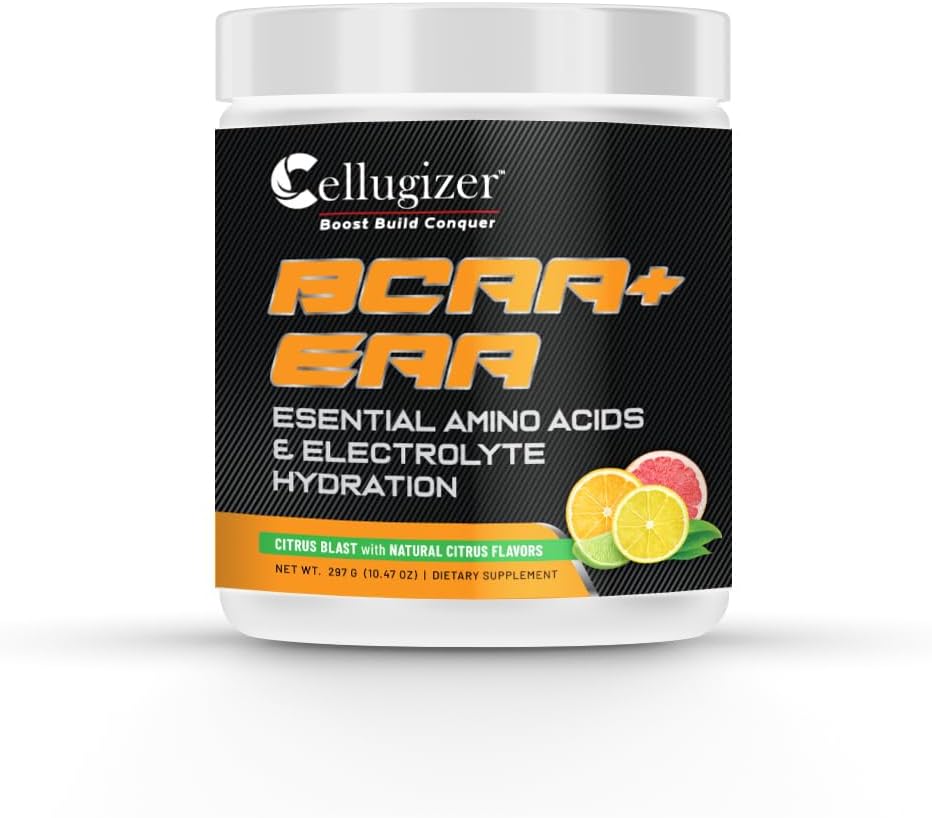 BCAA + EAA + Elektrolyter ® Ny og forbedret ® 6.5g EAA, 5g BCAA, Hydration Matrix ® Citrus Blast Flavor ® 30 Serveringer