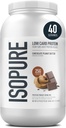Isopure Low Carb 100% reine Whey Isolate Protein Pulver, Lactosefrei, Glutenfrei, Mit Vitaminen, Schokolade Peanut Butter, 25g Protein pro Servierung, 3 Lbs, 40 Servierungen (Packaging May Vary)