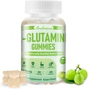 L-glutamiini Gummies 1000 mg, Trehalose, L Glutamiini Suoliston tuki, boost Immuunin ja lihasten terveys, aikuisille ja lapsille, ei-GMO, Vegan, Gluteeniton, Rypäleen maku 60