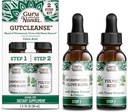 GuruNanda Gutcleanse 2-Step Kit - Toidulisand, mis aitab seedimist - Fulvic Acid, Wormwood, Clove & Neem Extract, 2x1 FlOz
