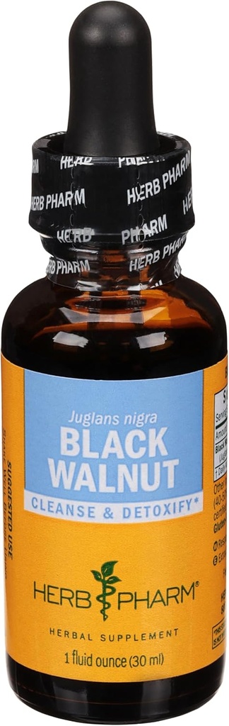 Herb Pharm Black Walnut Ekstraksiya və Detoxifying üçün ekstraktı - 1 Ounce