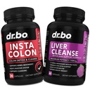 Colon Cleanser Detox & Liver Cleanse - 15 Day Colon Cleanse Pills & Liver Detox Support Supplement Milk Thistle Dandelion - Bowel Movement Supplements for Intestinal Stomach Bloating Gut Body Flush