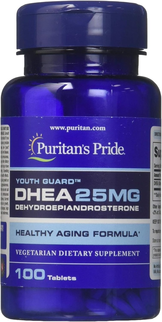 Puritan 's Pride DHEA 25 mg tablety, 100 Počet