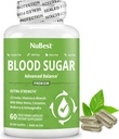 Blood Sugar - Advanced Formula with Bitter Melon, Ashwagandha, Cinnamon, Chromium, Magnesium, Vitamins, Alpha Lipoic Acid, Cayenne Pepper & More | 60 Capsules