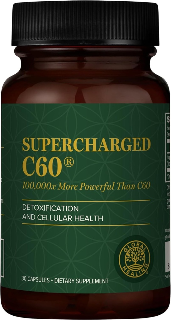 Superal C60. supercented C60. - carbon-active W/ Organic MCTP, 10 Times ทรงพลังกว่าปกติ C60 Supples - ช่วยลดขนาด, Apping (30 Capsuls).
