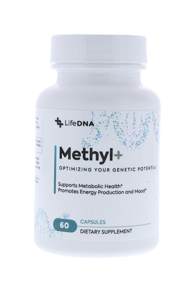 LIFEDNA Methyl + Methylfolate - Methylated Folate Vitamins Active 5-MTHF TMG Optimized Homocysteine, Brain, Cardiovascular Highly Bioavailable, MTHFR Supplement