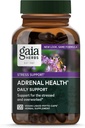 Gaia Herbs Adrenal Health Daily Support - Kräuterergänzung mit Ashwagandha, Holy Basil & Schisandra - Hilfe Pflege gesunder Energie & Stress Levels* - 120 Vegan Liquid Phyto-Capsules (120-Day Supply)