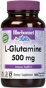 Bluebonnet Nutrition L-Glutamina 500mg, Suporta Função Imune*, Transportador de nitrogênio*, Sem soja, Sem glúten, Não-GMO, Kosher Certificado, Vegan, 100 Cápsulas Vegetais, 100 Servimentos
