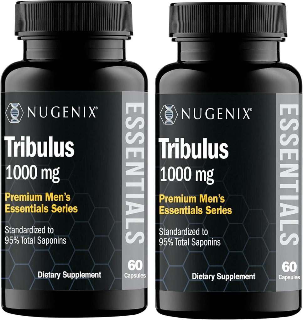 Nugenix Musicals Tribulus Terrestris for Men 提取 - 95% 萨波宁人总数,1000mg 高潜力,超强,120 计数