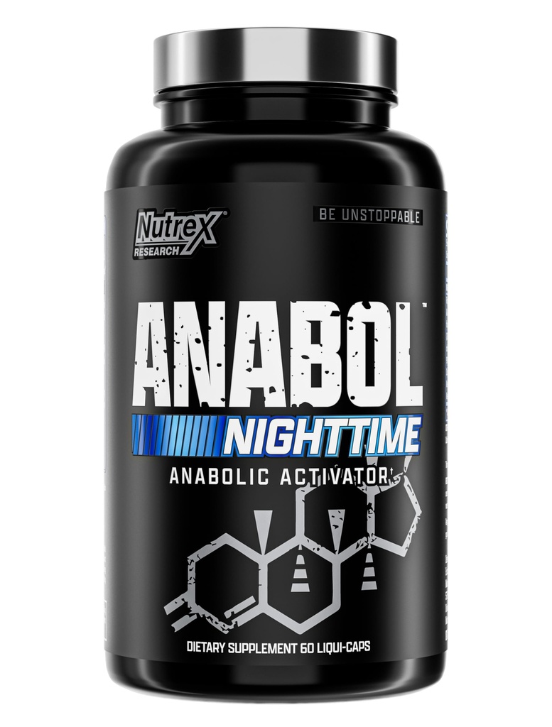 Anabol PM Nighttime Muscle Builder & Sleep Aid | Anabolic Muscle Building Supplement | Clinically Researched RIPFACTOR, Epicatechin & More | Post Workout Muscle Recovery & Strength – 60 Pills