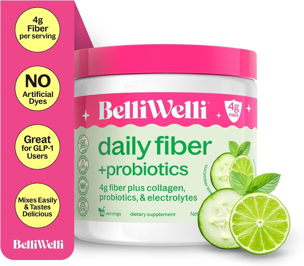 Belli Welli Fiber Supplement voor vrouwen en mannen 