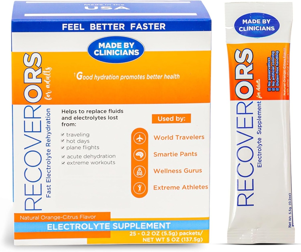 8 em 1 Eletrolítico em pó e vitamina C de defesa Hydration, duplo Keto alimento amigável & Potássio suplemento Booster, adulto baixo carboidratação solução bebida Mix (25-Pack)