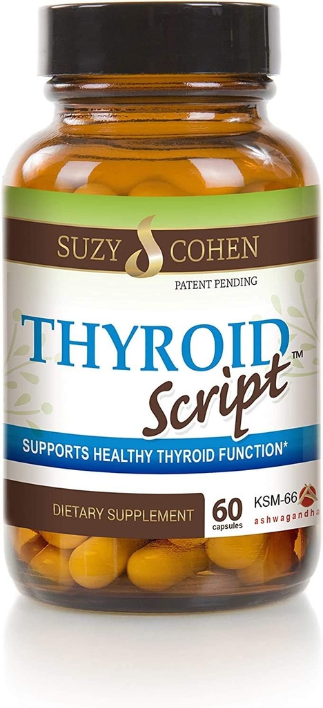 Thyroid Script by Suzy Cohen - Thyroid Support Supplement