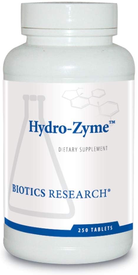 Biotics Araşdırma Hidro ZymeTM - Qadınlar və Kişilər üçün enzymes (Enzimas Digestivas) - Digestion üçün Enzymes Betaine HCL - Sağlam Gastrik pH və İmmune Sağlamlıq-250 Enzyme-