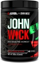 Jacked Factory X John Wick - Pó pré-treino em modo Wick - Energia Intensa, Foco Pronto para Batalha, Compromisso Imparável e Vontade - 40 Servings, Osaka Cherry Blossom