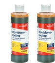 Líder Povidón Iodine 10% Prep Solution USP, Antiseptický čistiaci prostriedok na ranu, Mydlo proti ránkam (8 Fl Oz, balenie 2)