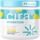 Cira Hydration Powder x Alicia McCarvell's Electrolyte Drink Mix with Himalayan Salt for Dehydration Relief and Recovery - Self Love Lemonade, 45 Servings