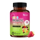 NATURE TARGET Kids Probiotic Chewable, 5 Billion CFUs Probiotics + Prebiotics for Ages 3+, Probiotics for Digestive Health, Immune Support & Appetite Booster, Natural Strawberry Flavor, 75 Servings