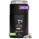 HPN T(5) Testosterone Optimization Booster | Natural Testosterone Supplement with Testofen | Increase Endurance & Energy | Improve Ability to Build Muscle with LJ100 | Vegan Friendly | 81 Capsules