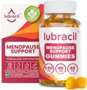 Lubracil Meporause Gumpts per a Dones - Menopausal suplementaris per Flashes calentes, Night Sweats, Moggs i Polar - Daily Viminades amb Black Cohosh i Ashwagandha - 60 Gickes (Pack de 1)
