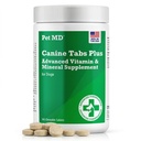 Pet MD Canine Tabs Plus Advanced Multivitamin for Dogs - 365 Chew Tablets | Natural Daily Vitamins for Dogs and Mineral Nutritional Supplement - Liver Flavored Supplement