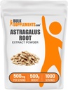 BulkSupplements.com Astragalus 추출 분말 - Astragalus 루트 분말, 초본 보충 - Vegan & Gluten 무료, 500mg, 500g (1.1 파운드) (팩 1)