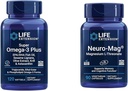 Продление жизни Super Omega-3 Plus EPA / DHA Fish Oil, Sesame Lignans & Neuro-mag Magnesium L-треонат