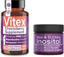 Intimate Rose Save 10% på Hormonal Balance & Reproductive Wellness Bundle - Vitex Chasteberry Supplement + Myo & D- Chiro Inositol Powder til PCOS & Menstrual Support