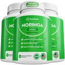 Rosabella Moringa Capsules - Pure Moringa Powder, Energy, Skin, Immune & Gut Health Superfood, Rich in Antioxidants, Essential Vitamins & Amino Acids, Natural Green Superfood Supplement - 180 Count