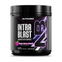 NutraBio Intra Blast Bcaa Powder Amino Acid Supplement, Electrolyte & Hydration Blend, Intra, Pre Workout & Muscle Recovery, 20g Eaa Amino Acids Powder, 5g Glutamine- Grape Berry Crush, 30 Serving