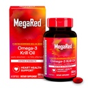 MegaRed Omega-3 Krill Oil 500mg Extra Strength softgels (40 Count in a Box) - Krill Oil No Fishy Aftertaste