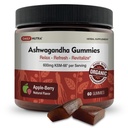 KSM-66 Ashwagandha Gummies - 600mg Organic Root Extract per Serving - Delicious Natural Apple-Berry Flavor | Supports Relaxation, Focus, & Energy (60 Gummies)