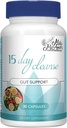 Mila Miamor 15 Day Cleanse - Gut and Colon Support - Advanced Gut Cleanse Detox for Women & Men with Senna, Cascara Sagrada & Psyllium Husk - Non-GMO - Estatu Batuetan egina - 30 kapsula