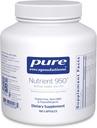 Pure Eritrencials Nutrient 950 Sense Coure i Iron Hypoallgenic Multi-Vitamin/Mineral fórmula per a Opteal healthal 180 Capsule