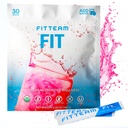 FITTEAM Fit Sticks Organic Energy and Wellness Behavirage - Organic Energy Drink Mix - Mental Focus, Energy and Metabolism Boost - Podpora nálady a antioxidanty - 30 Individuálně zabalených pásků
