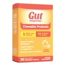Chewable Probiotic for Men & Women, Slows Down Digestive Aging, Boosts Immune System, Non-GMO, Gluten Free & Soy Free, 5 Billion CFU, 30 Chewable Tablets, Orange Flavor