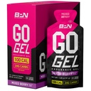 BARE PERFORMANCE NUTRITION, BPN Go Gel Endurance, 24g of Carbohydrates & 100 Calories per Pack, Vegan + Gluten Free Running Gel, 10 Single-Serving Packs, Mixed Berry