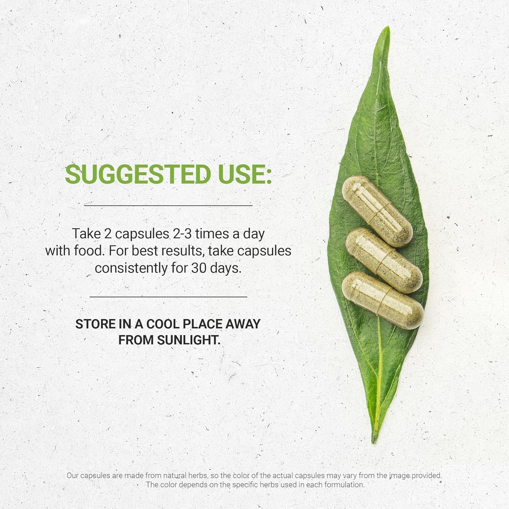 Secrets of the Tribe Thyme 120 Capsules, Made with Vegetable Capsules and Thymus Vulgaris Toni Effect (120 Capsules)