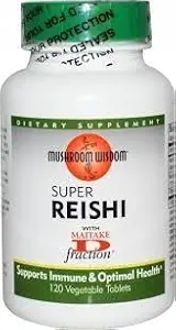 Mushroom Wisdom, Inc. - Super Reishi 120 vtabs by MUSHROOM WISDOM