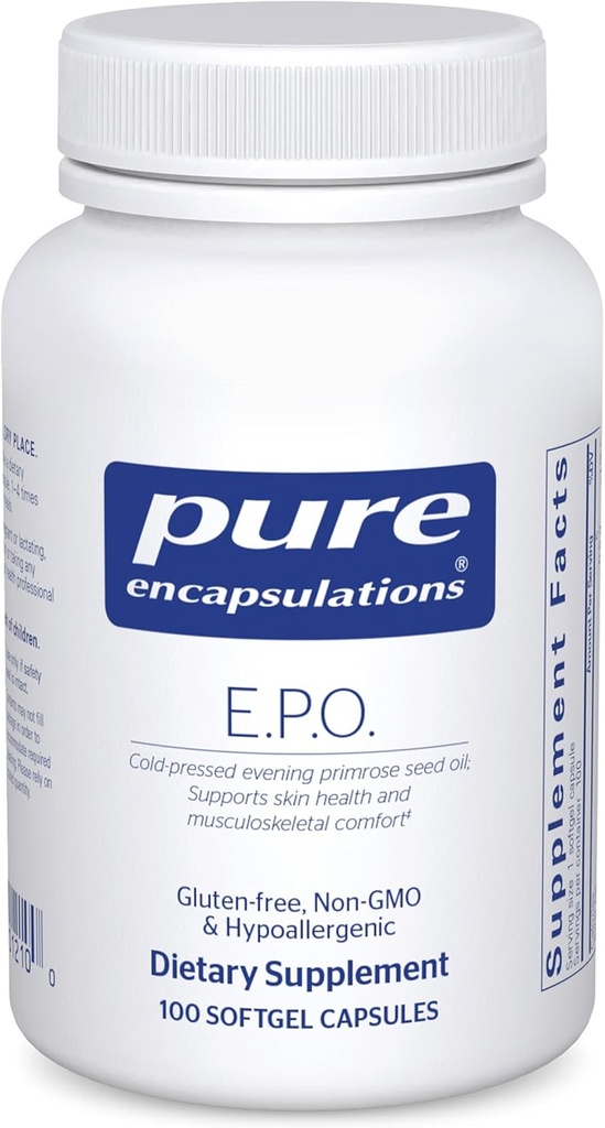 Offical Encapsations E.P.O. (แม้แต่ Primpros Coil) | Hypoelleric Explation Datary Supplement (in 9%) บรรจุสารประกอบ GLA | 100 ซล็อฟเกล แค ปูลส์