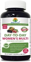 Briofood, Day-to-Day Food Based Women's Multi (180 טבליות) עם אומגה מקור ירקות
