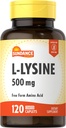 Sundance L-Lysine 500mg 124; 120 Caplets 124; Formulir Bebas Amino Acid 124; Vegetarian, Non- GMO, dan Gluten Free Suplemen