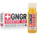 +GNGR Digestive Aid – Organic Ginger Shot with Turmeric & Black Pepper. High-Absorption Curcumin with Probiotics for Immune, Digestive & Gut Health. Cold-Pressed Ginger Shots. 2 fl oz Bottles (Pack of 12).